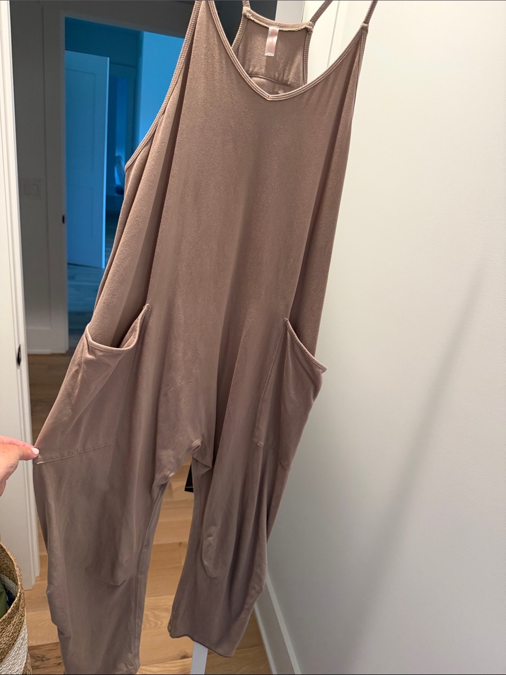Free people hot shot onsie Jumpsuit in Taupe